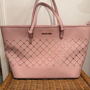 Michael Kors Light Pink Tote Bag